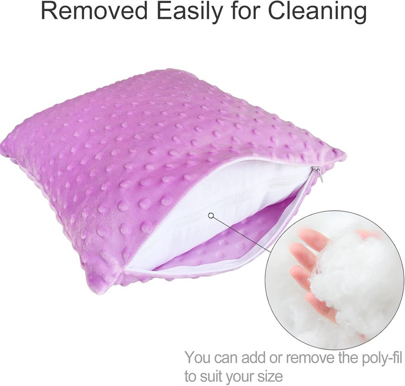 HapiPoppy Heart Surgery Pillow with Pocket for After Open Heart Surgery Recovery Pillows Bypass Cardiac Coughing Comfort Patients Gifts, Minky Dot Lavender - Image 3